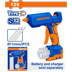 12v Ps+c/l Glue Gun 15 18g/min Incl 3pcs Stik