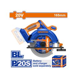 20v Ps+c/l B/l Circular Saw 165mm + Assy