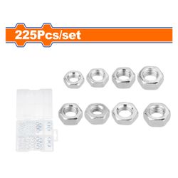 Nut Hex Acc Set 3 10mm 225pcss