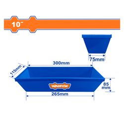 Plastic Mud Pan 250mm