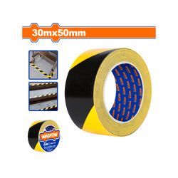 Tape Barrier Y/b 0.15mmx50mmx30m 6p/roll