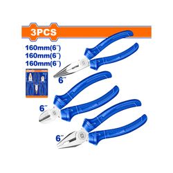 Plier Set 1 Colour 160mm 3pcss