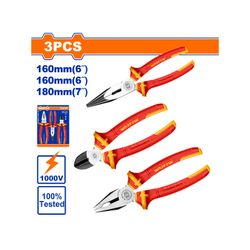 Plier Set Vde 3pcss