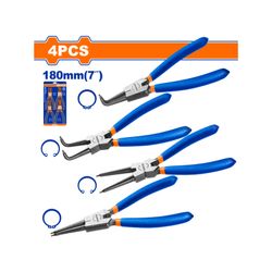 Plier Set Circlip 180mm 4pcss