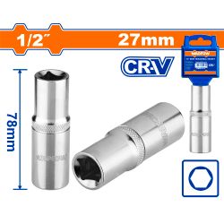 Socket Hex Deep 1/2 50bv30 27x78mm