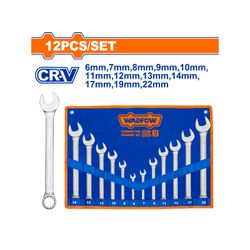 Spanner Comb Set Cr V 6-122m 12pcss