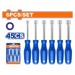 S/driver Set Nut 45cs 6pcss
