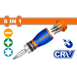 S/driver Set Stubby Cr V 8in1