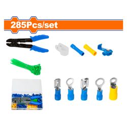 Terminal Lugs Insulated Acc Set Incl Plier 285pcss