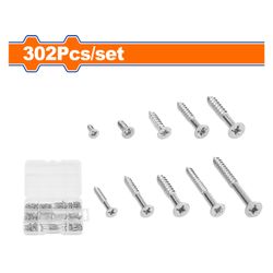 Screw S/tapping C/s Acc Set 3-5mm 302pcs