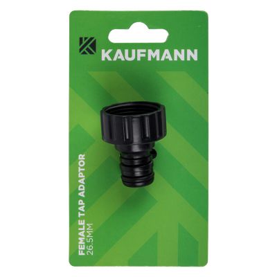KAUFMANN 19-20MM INT 26.5MM EXT TAP ADAPTOR FEMALE