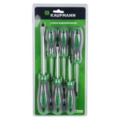 KAUFMANN SCREWDRIVER SET 6 PCS SOFT GRIP