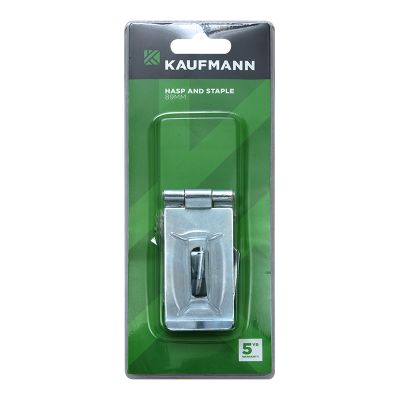 Kaufmann Hasp & Staple 90mm Safety Galv