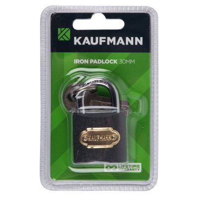KAUFMANN PADLOCK STEEL 30MM