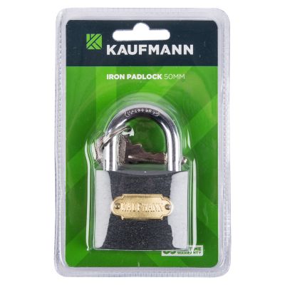 KAUFMANN PADLOCK STEEL 50MM