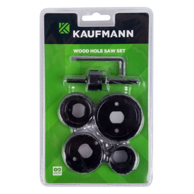 KAUFMANN HOLE SAW WOOD 5 PCS SET
