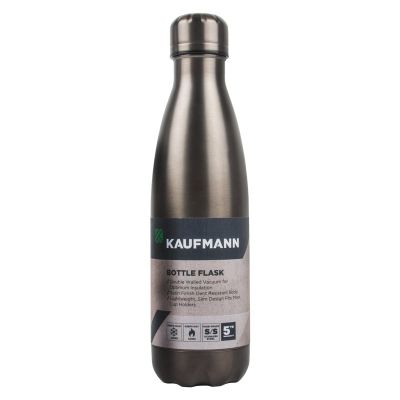 Kaufmann Flask Bottle S/steel Gry 750ml