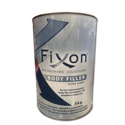 FIXON Body Filler Ultra Light 5kg + Hardener