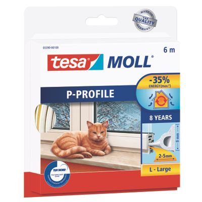 TESA moll P-PROFILE 6mx9mm White