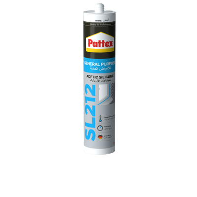 Pattex SL212 White General purpose Silicone 280ml