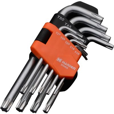 9Pcs Medium length Torx Key Wrench