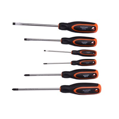 6Pc Screwdriver Set Soft Handle (SL &PH)