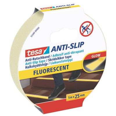 TESA Anti-Slip Tape 5mx25mm day glow (IP 6)