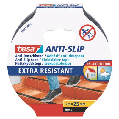 TESA Anti-Slip Tape 5mx25mm Black (IP 6)