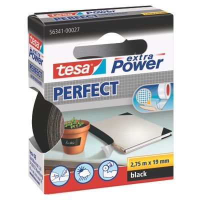 TESA extra Power Perfect 275mx19mm Black (IP10)