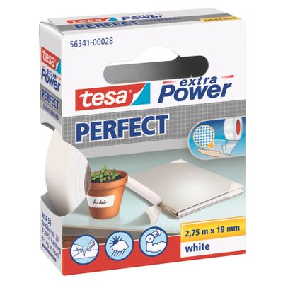 TESA extra Power Perfect 2.75mx19mm White (IP 10)
