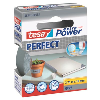 TESA extra Power Perfect 2.75mx19mm Grey (IP 10)