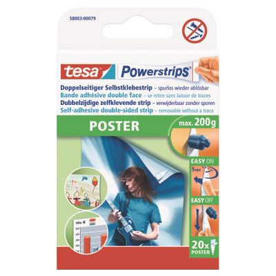 TESA Powerstrips Poster 20 Strips