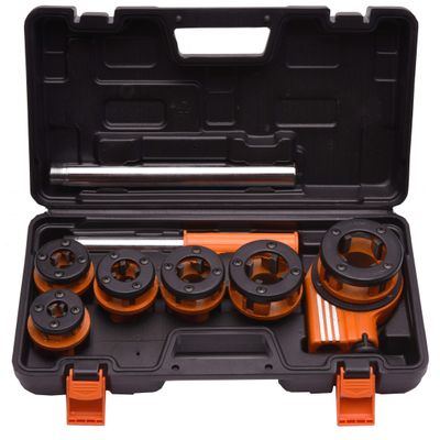 9Pcs Pipe threading set 1/4 inch-1 1/4 inch