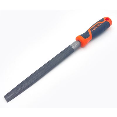 8 inch (200mm) Half round second cut file with soft handle