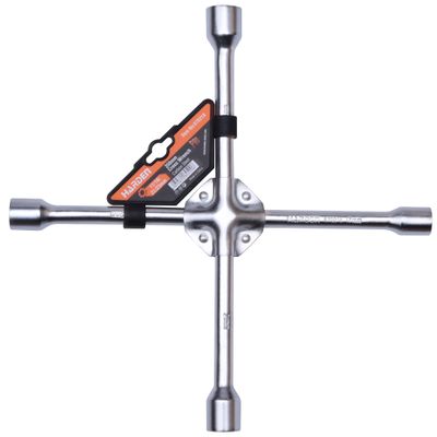 14 inch Wheel spanner cross type 17-19-21mm & 1/2 inch