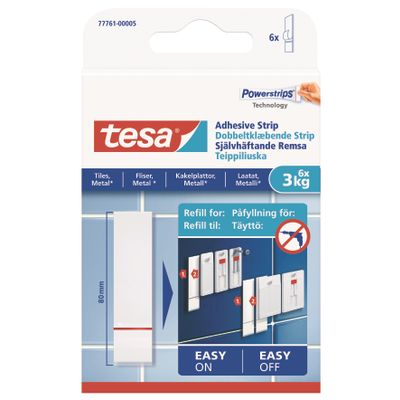 TESA Powerstrips Tiles 3kg 6 Strips
