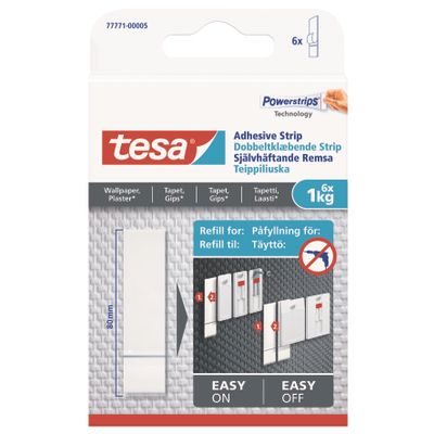 TESA Powerstrips Sensitive Surface 1kg 6 Strips