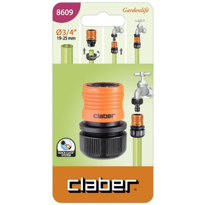 3/4 inch CLICK CONNECTOR (CARDED)
