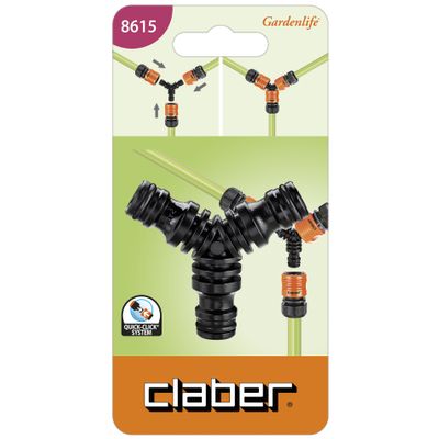 THREE WAY CONNECTOR (CARDED)