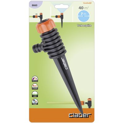 TURBOSPIKE STATIONARY SPRINKLER, CIRCULAR 39m2 MAX