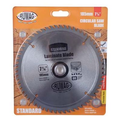 185MM Z60 SAW BLADE TCT STANDARD LAMINATE