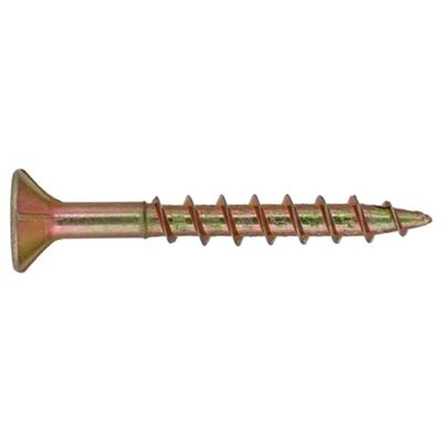 Chipboard Screw Yellow Passivated 5x40mm (200)