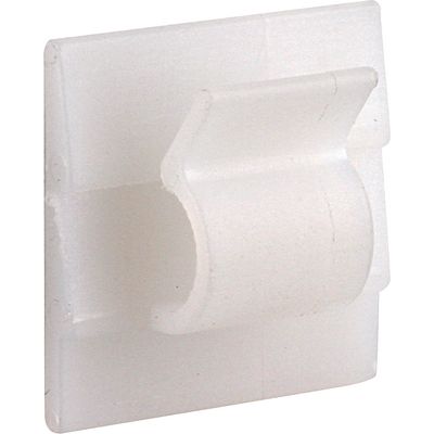 Mount Pad Cable Clamp White 9.5x18.5mm (10)