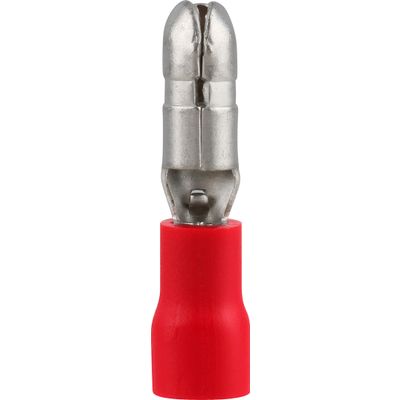 Pre-Ins Bullet Terminal Male Red 4mm (25)