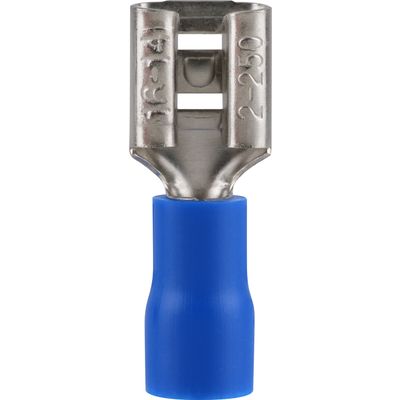 Pre-Ins Female Disconnect Blue 4.8mm (25)