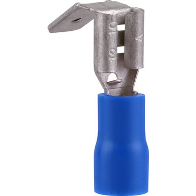 Pre-Ins Piggy Back Terminal Blue 6.3mm (25)