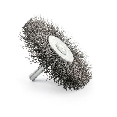 50 x 12 mounted wire wheel 6mm shaft