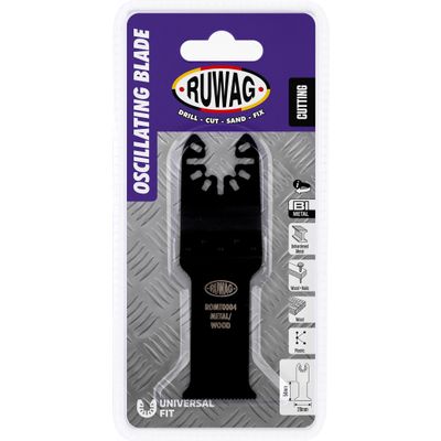 oscillating mult-tool straight blade for wood & metal 28mm