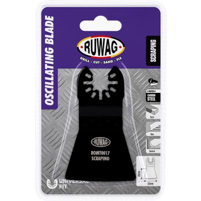 oscillating mult-tool straight flexible scraper 52mm