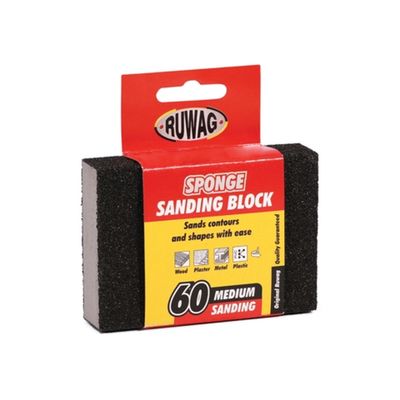 P60 sponge sanding block (medium)